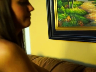 Zoey is masturbating in this porn casting