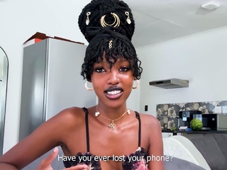 Tight Black Teen Rough Pussy Railed POV